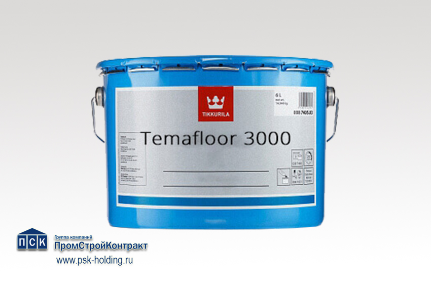 Двухкомпонентная саморазглаживающаяся эпоксидная масса для бетонного пола Temafloor  3000 (Темафлор-3000)-1