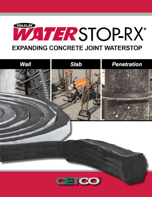 Гидропрокладка бентонитовая Waterstops RX для бетонов, строительных швов-1