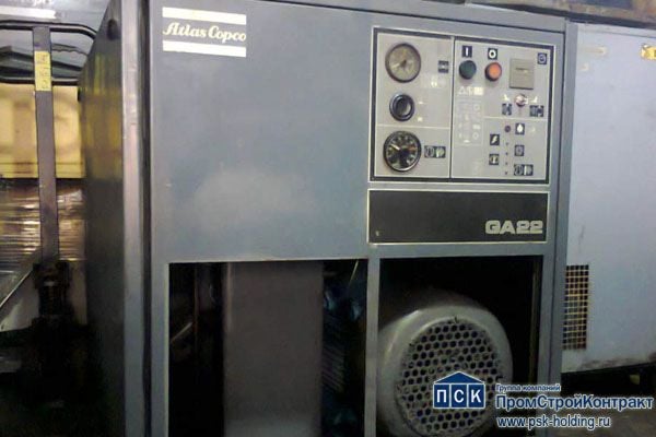 Стационарный винтовой компрессор Atlas Copco GA 22 кВт - 10 Бар-5