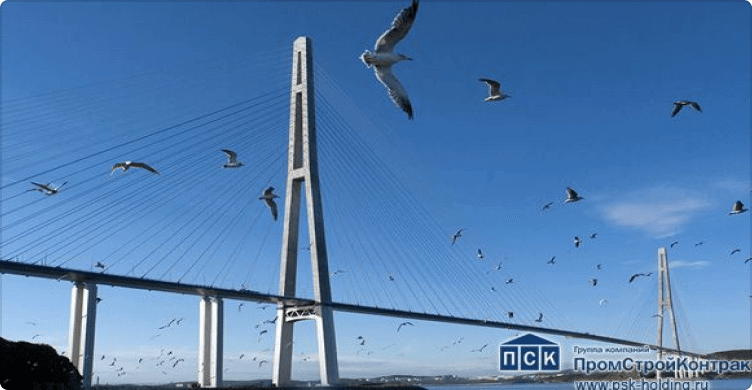 Русский мост («Восточный Босфор» на остров Русский)