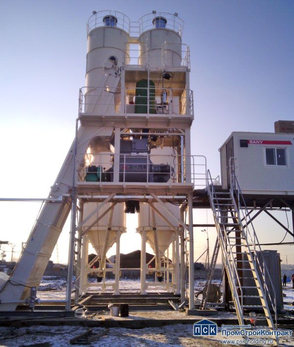 Бетоносмесительная установка SANY от 30 до 60 кубов в час (Бетонозавод)-5