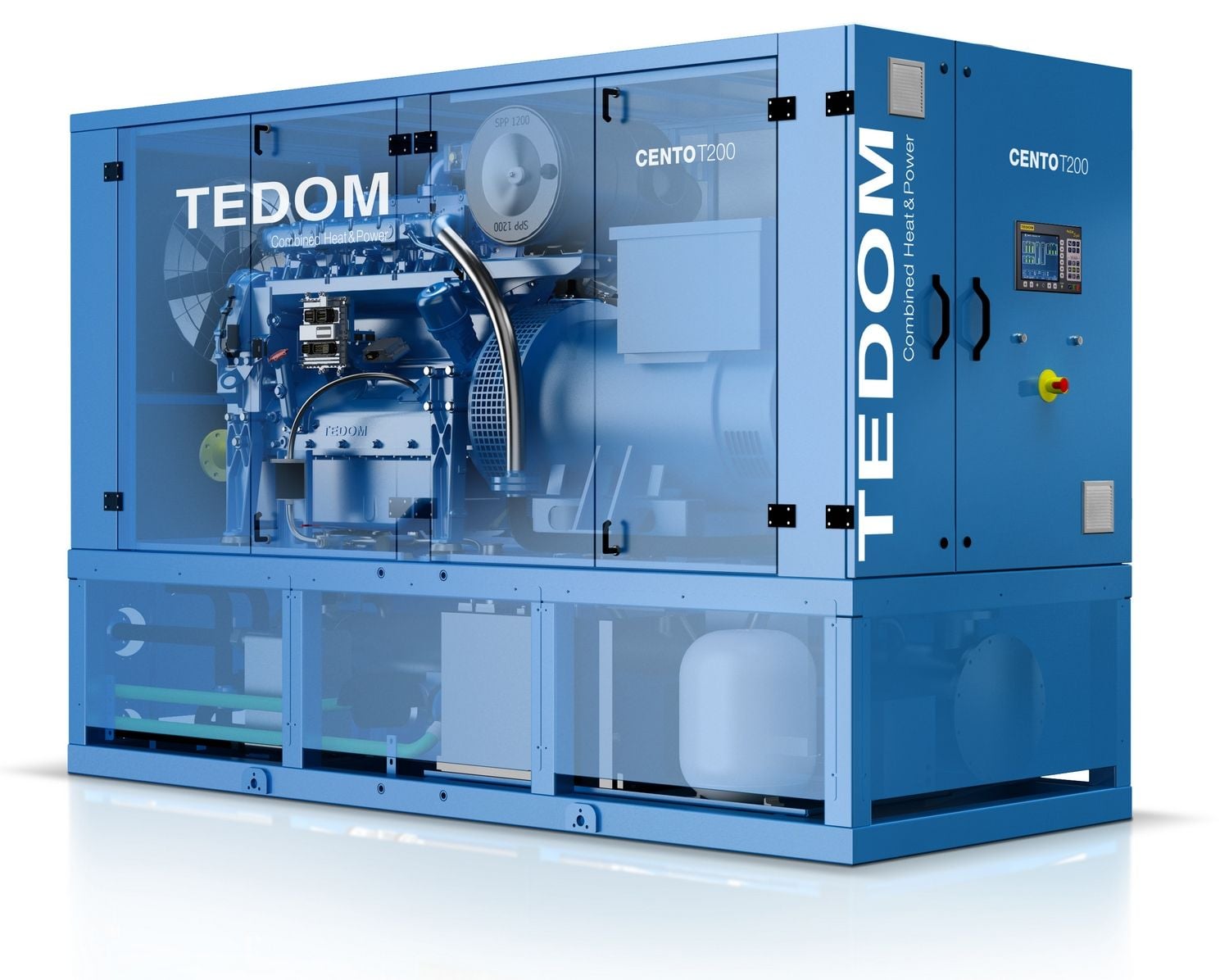 Газопоршневая электростанция Tedom Cento 200-1