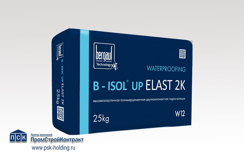  B - Isol Up Elast 2K высокоэластичная полимерцементная двухкомпонентная гидроизоляция-1