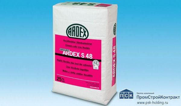 Клей универсальный для изоляции и плитки ARDEX S 48-2